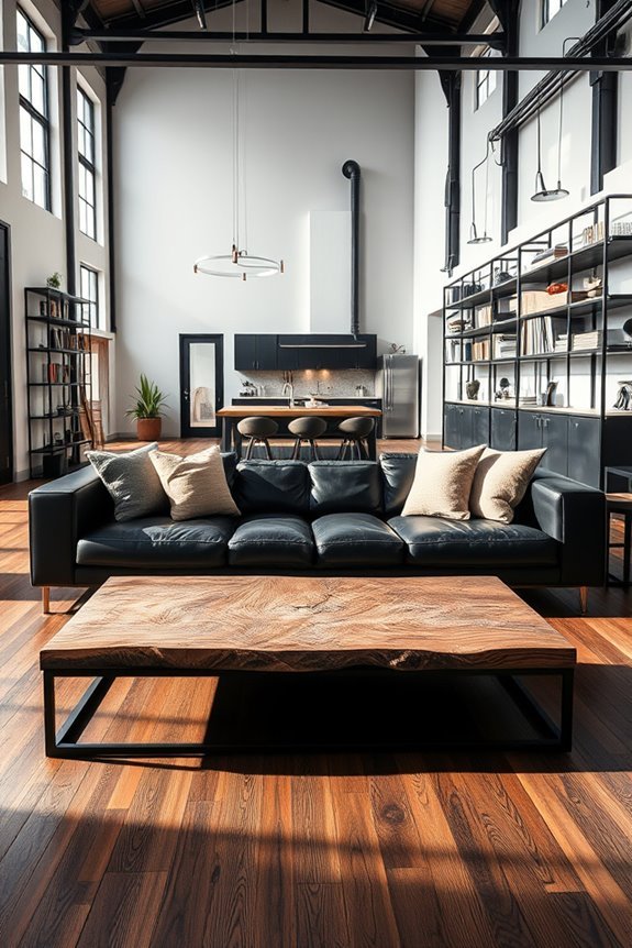 industrial elegance with warmth