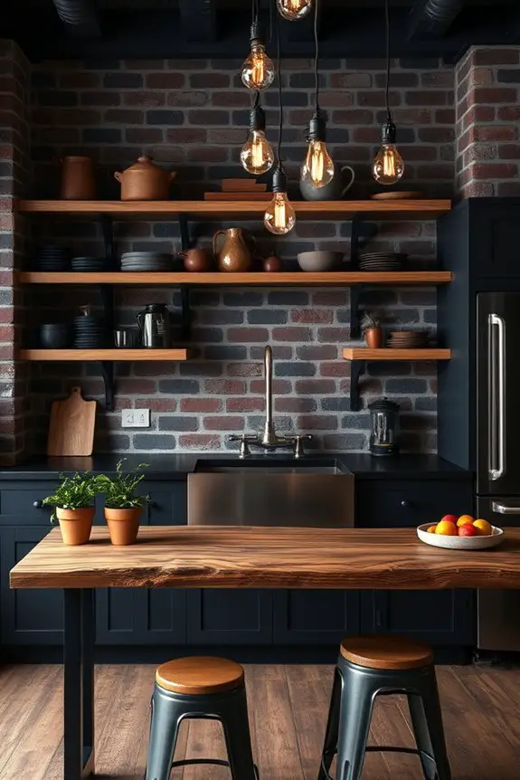 industrial kitchen design elements