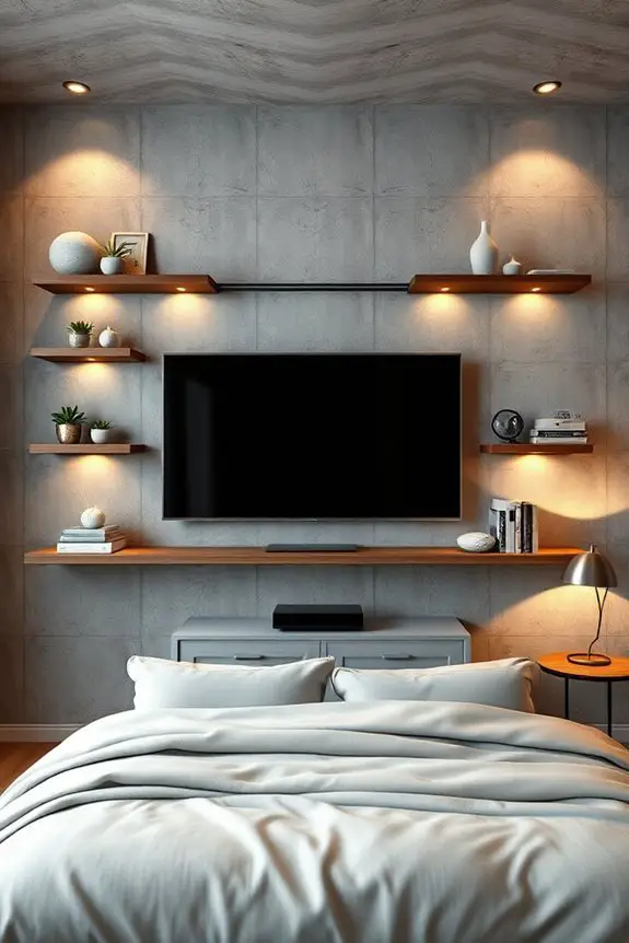 industrial metal accents enhance