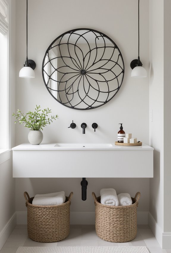 industrial metal art accents