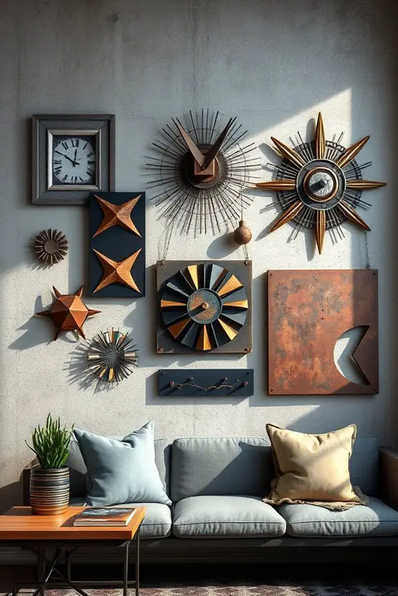 industrial metal art decor