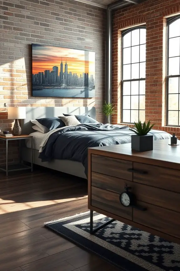 industrial metal print decor