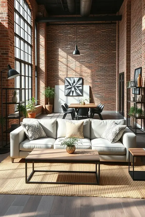 industrial modern design blend