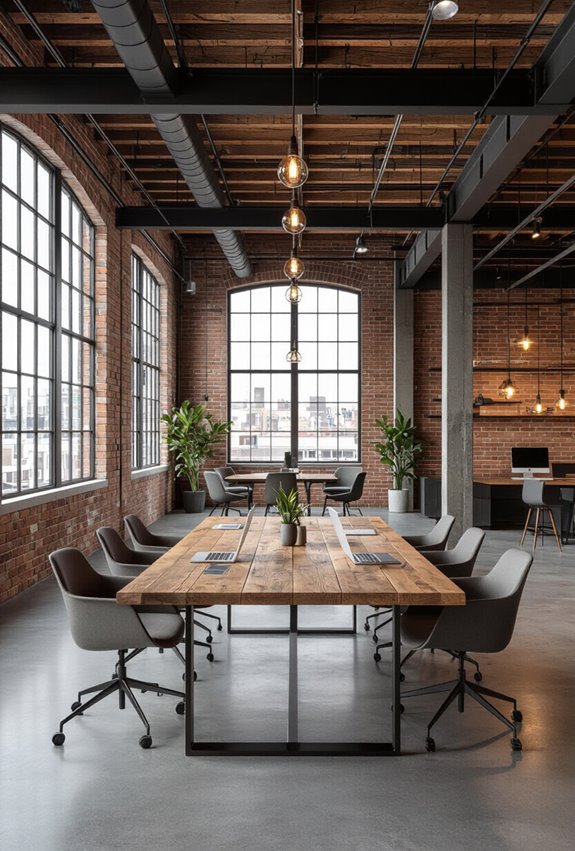 industrial modern workspace design