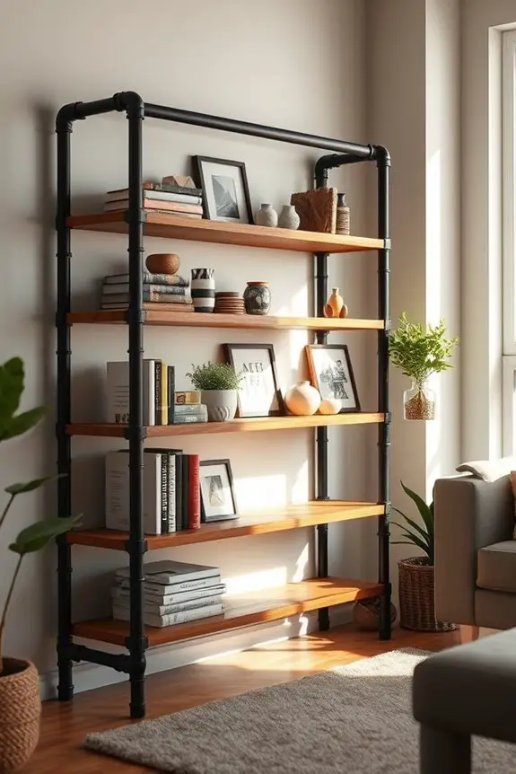 industrial pipe home decor