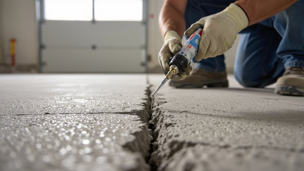 inject epoxy or polyurethane