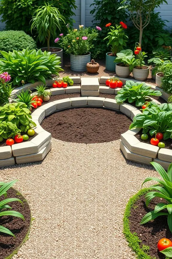 innovative circular garden design