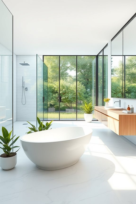innovative glass bathroom design