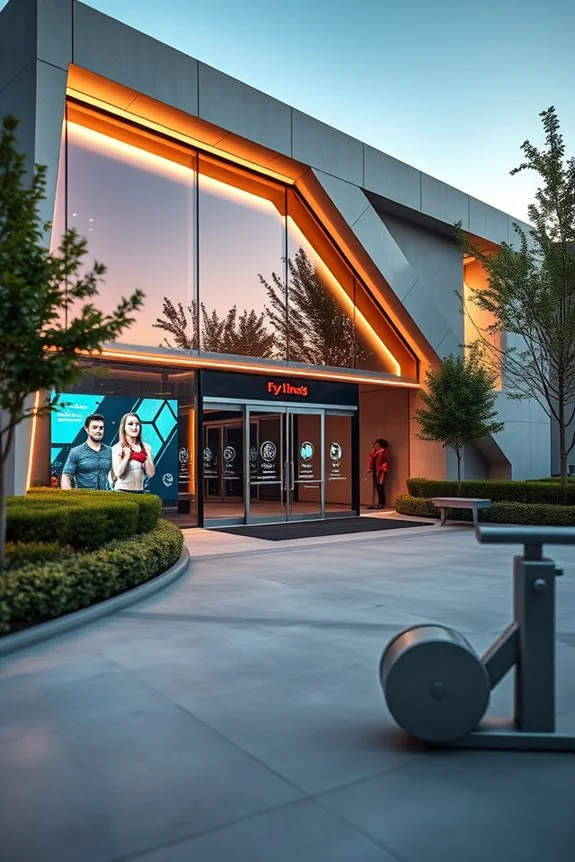 innovative gym exterior technology