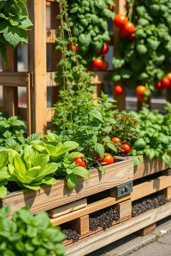 innovative recycled pallet planters