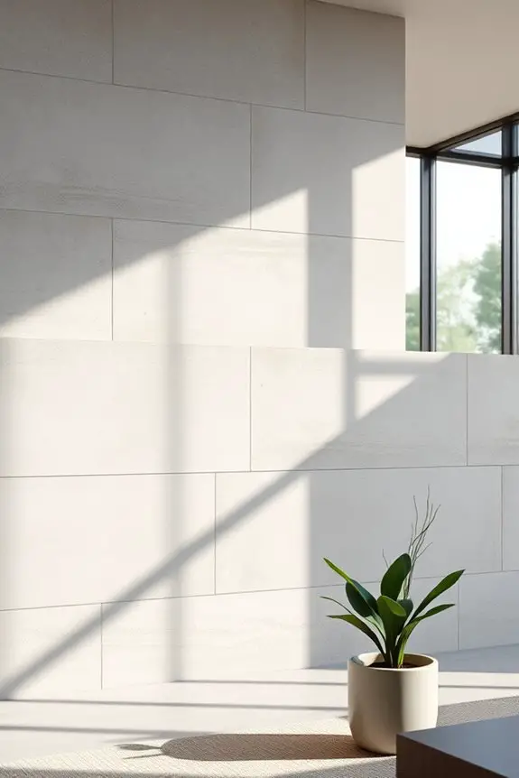 innovative split level concrete walls