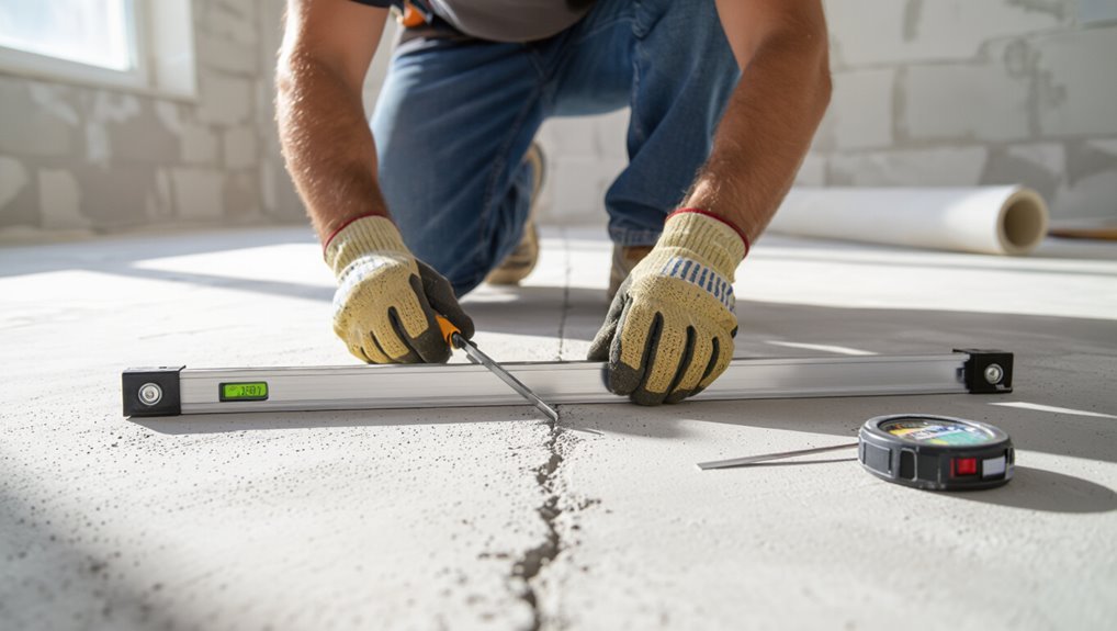 inspect concrete surface defects