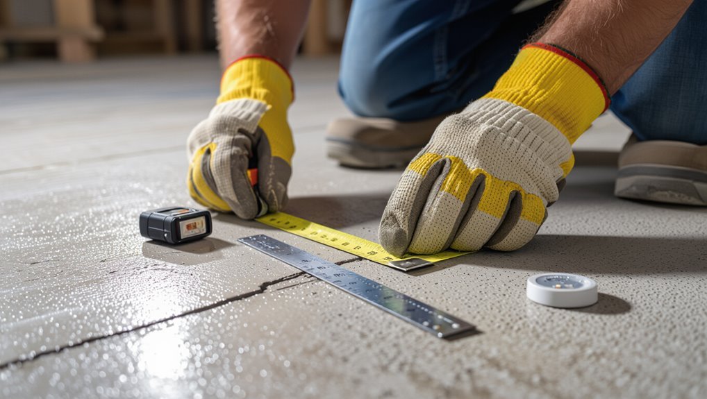 inspect floor conditions thoroughly