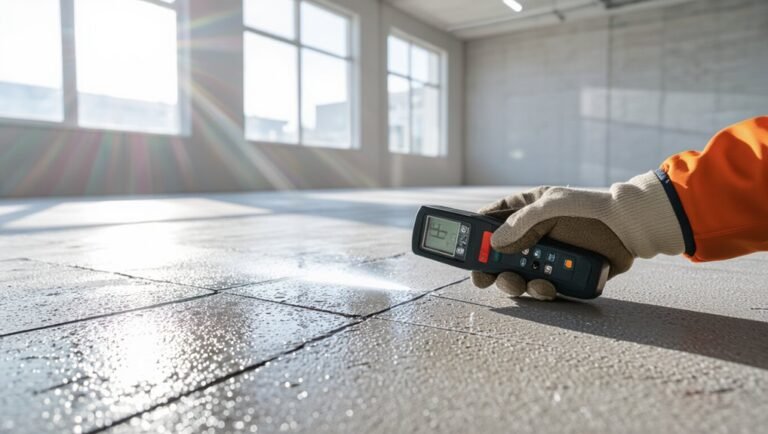 inspect floors for defects