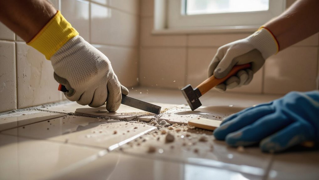inspect repair replace tiles