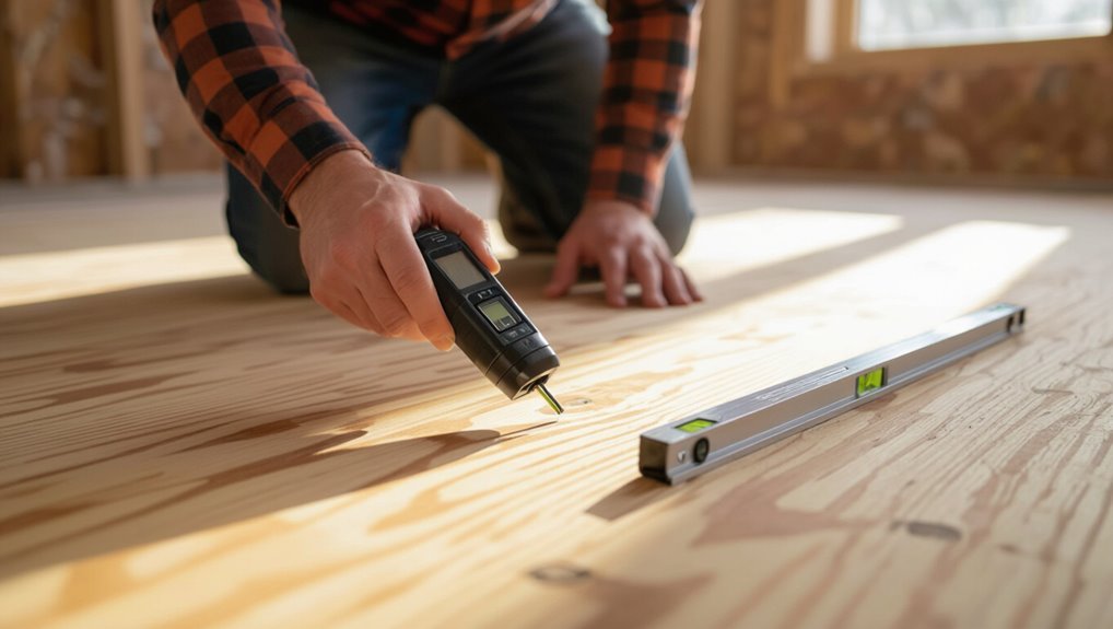 inspect subfloor before installation