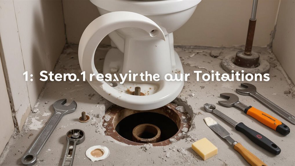 inspect toilet flange condition