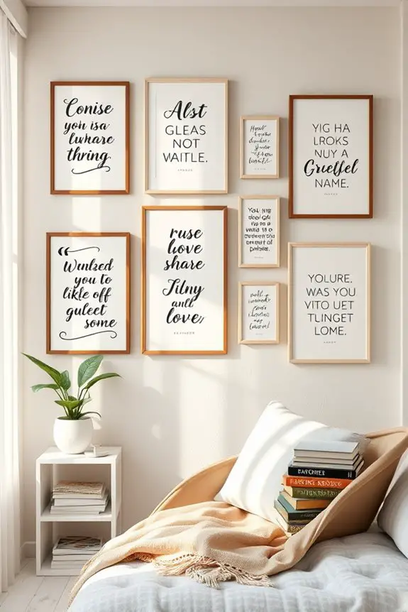 inspirational dorm room decor
