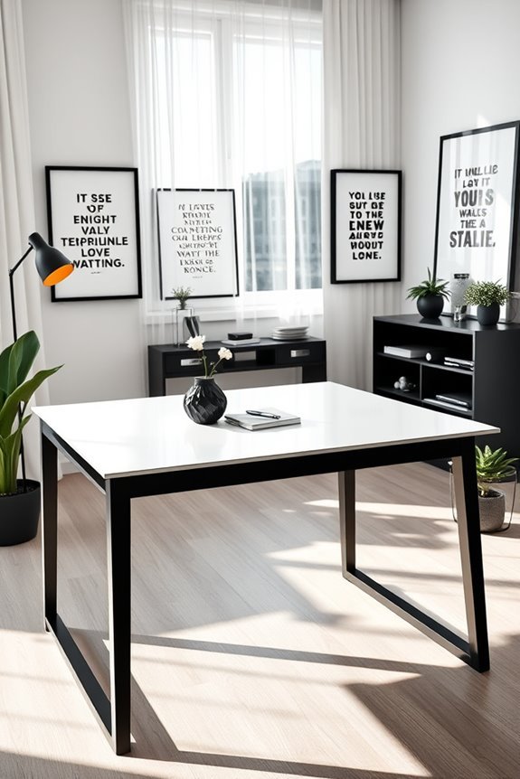 inspirational office quote decor