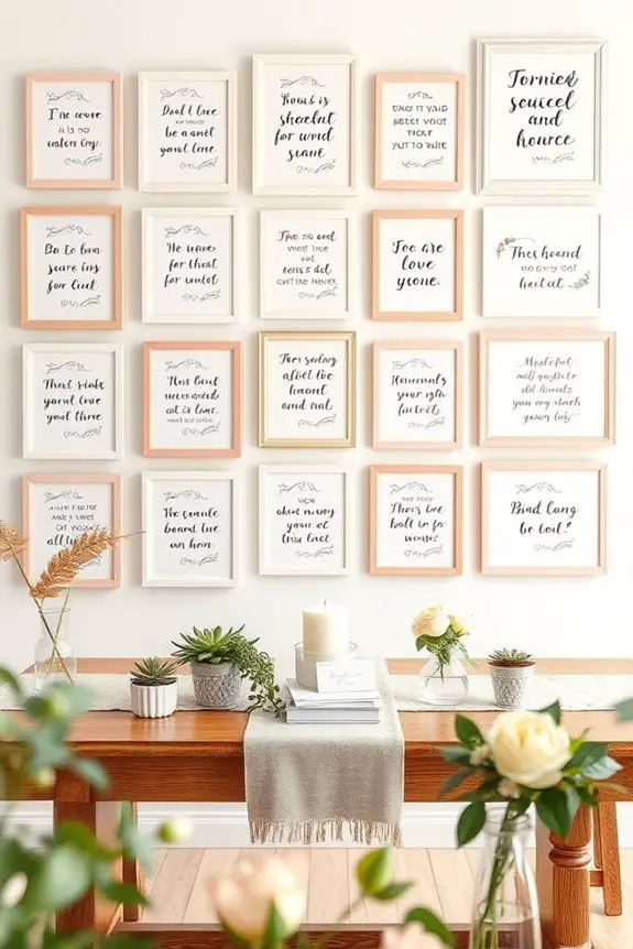 inspirational quote decor initiative