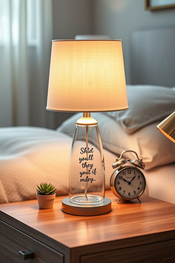 inspirational quote table lamps