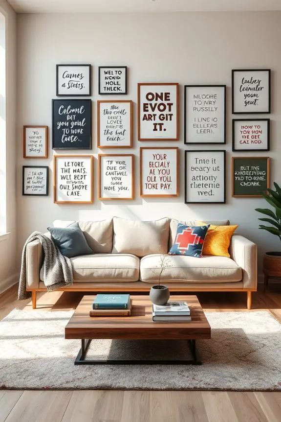 inspirational quote wall decor