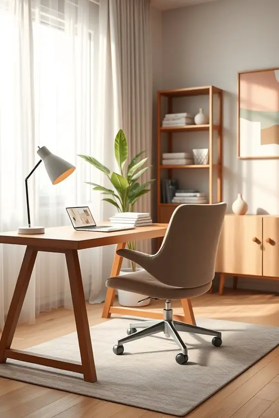 inspiring and organized workspace