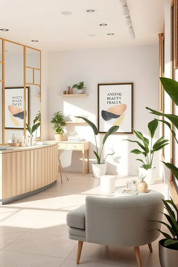 inspiring beauty studio decor