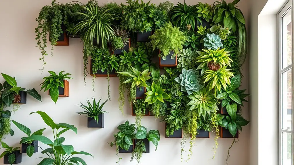 inspiring green wall decor