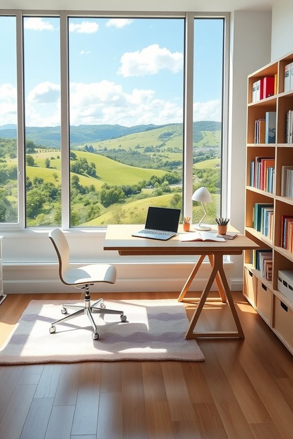 inspiring study area view