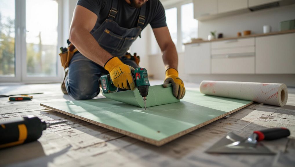install backer board correctly