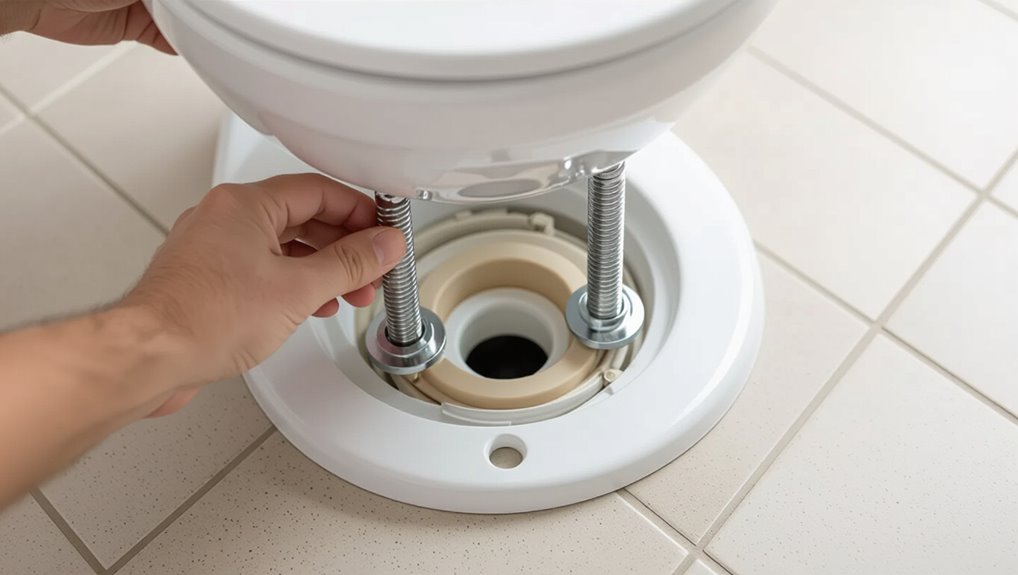 install bolts center ring