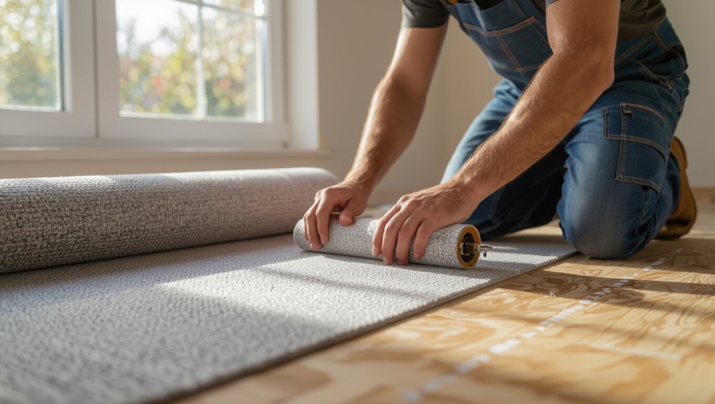 install carpet padding correctly