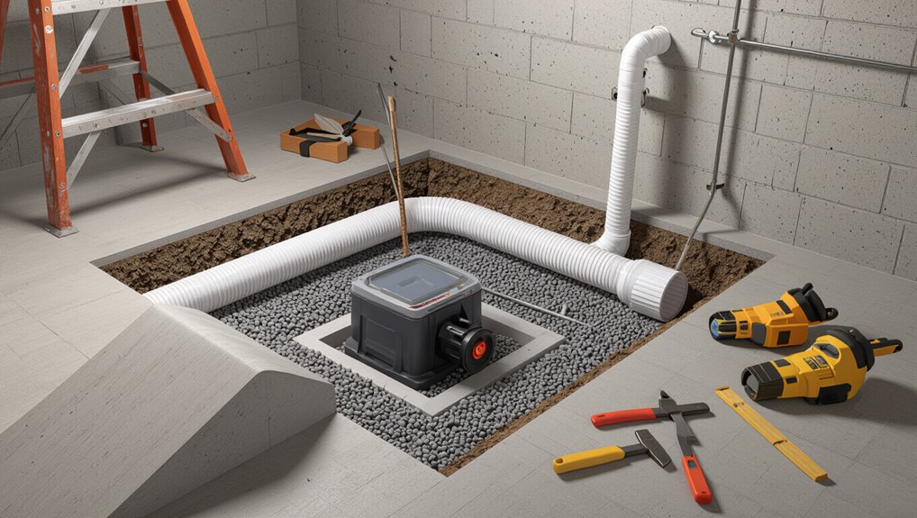 install interior drainage systems