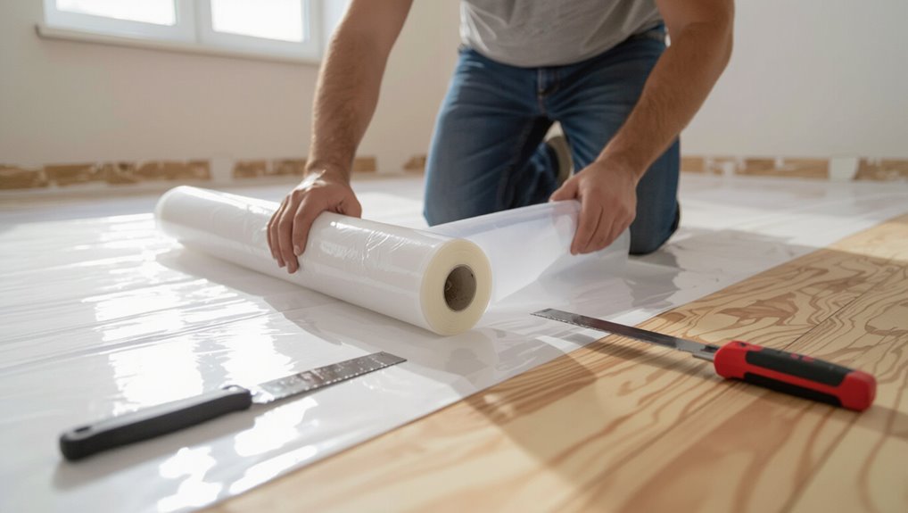 install moisture barrier correctly