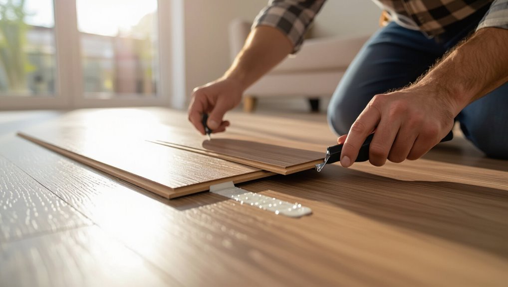install planks stagger joints