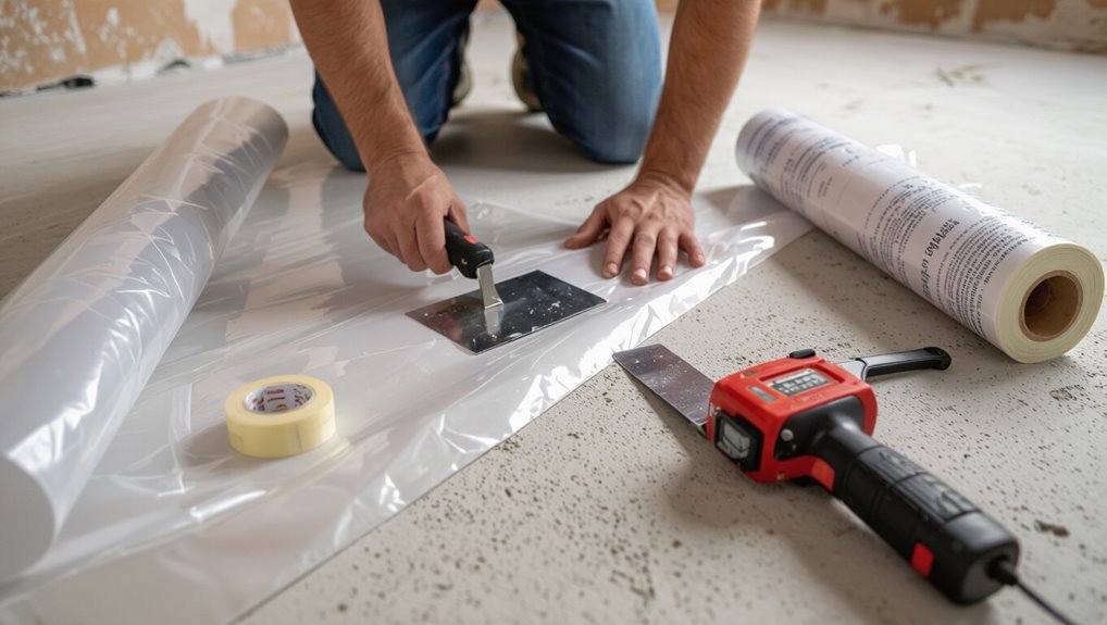 install proper moisture barrier