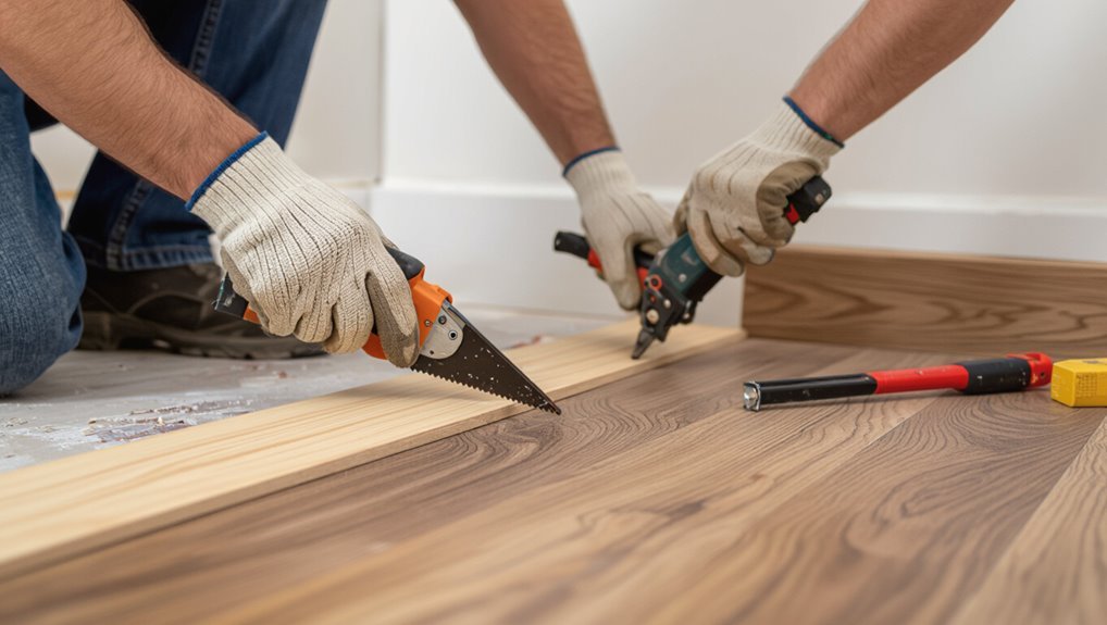 install trim preserve gaps