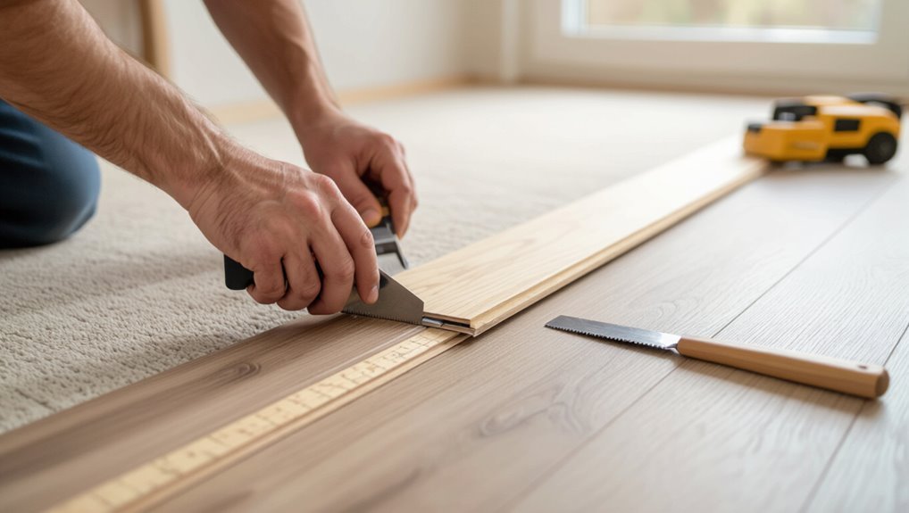install trims and thresholds