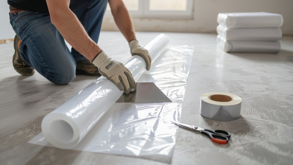 install vapor barrier properly