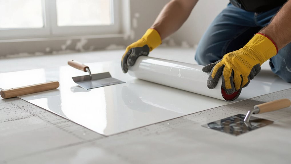 How to Lay Vinyl Flooring on Concrete Without Bubbles or Gaps