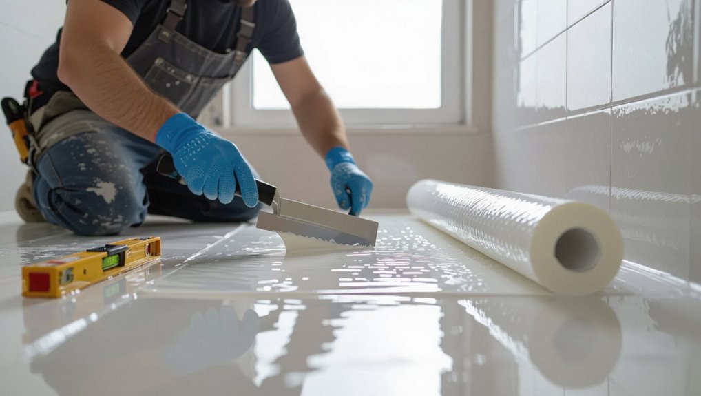 install waterproof membranes correctly