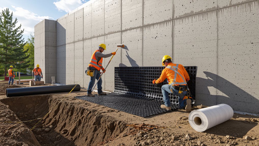 install waterproofing membrane properly