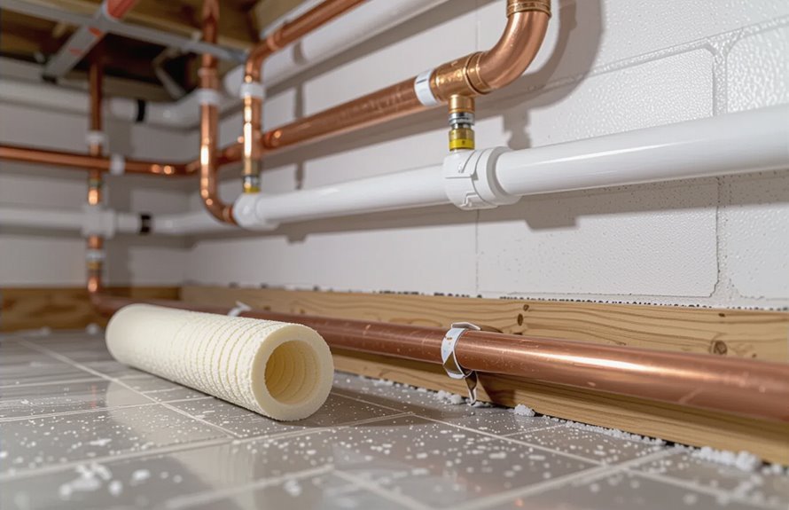 insulate pipes to prevent freezing