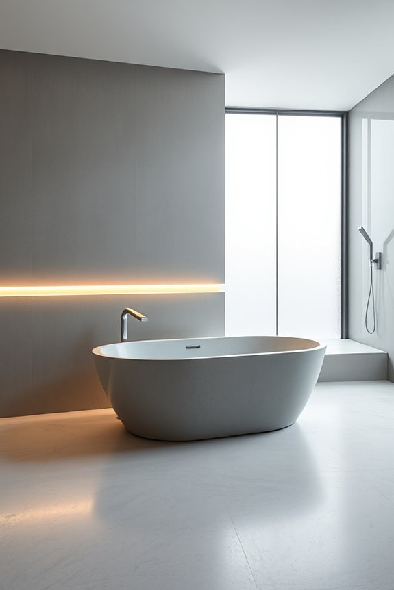 integrated concrete lighting design