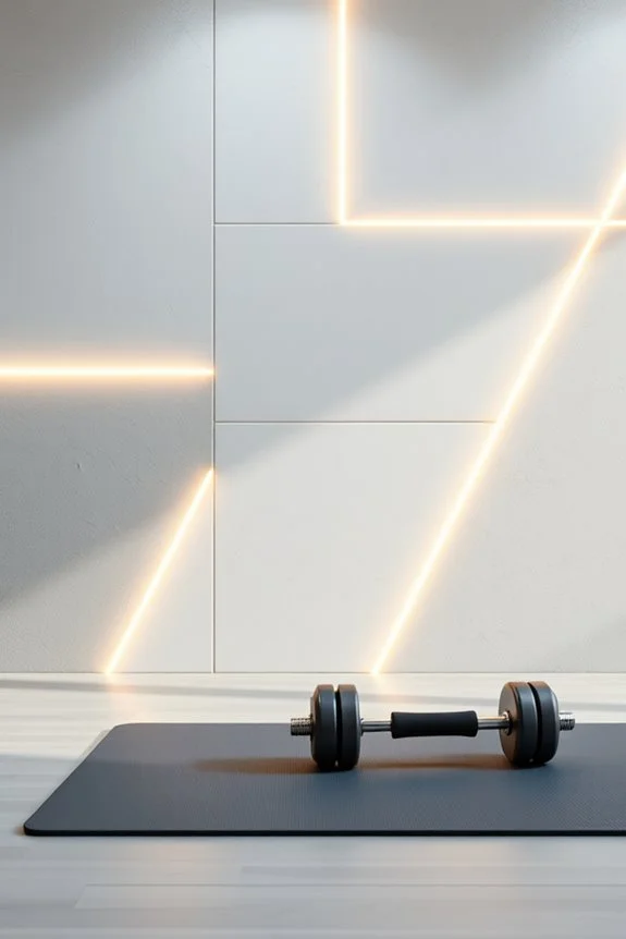 integrated led gym lighting