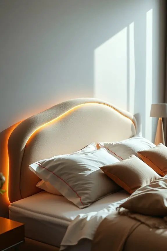 integrated lighting backrests comfort