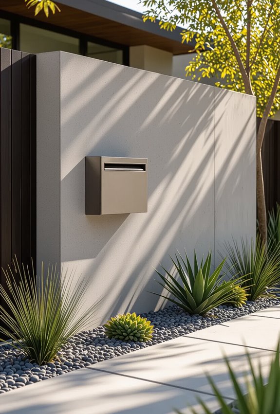 integrated mailbox and utilities