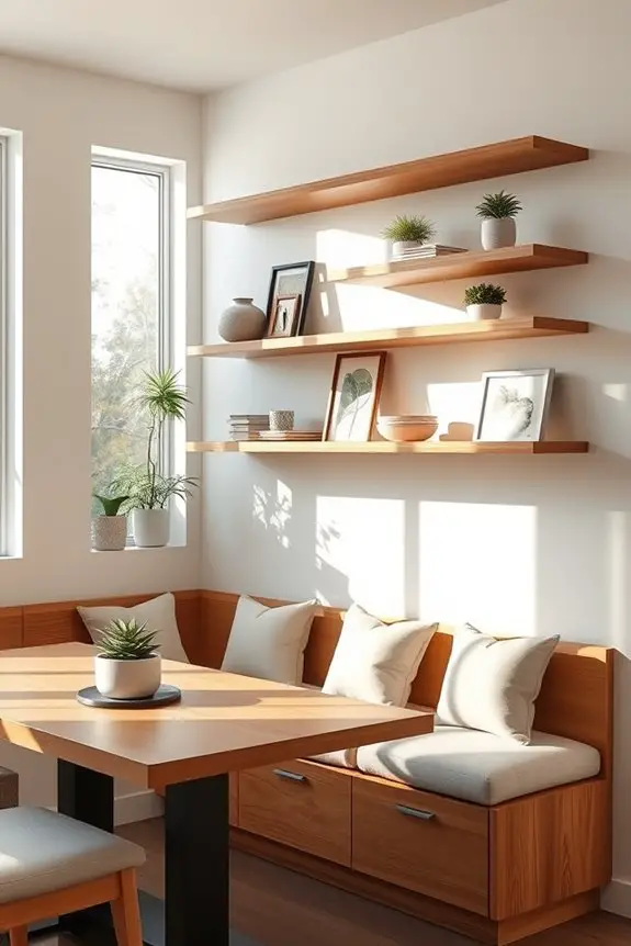 integrated seating and storage
