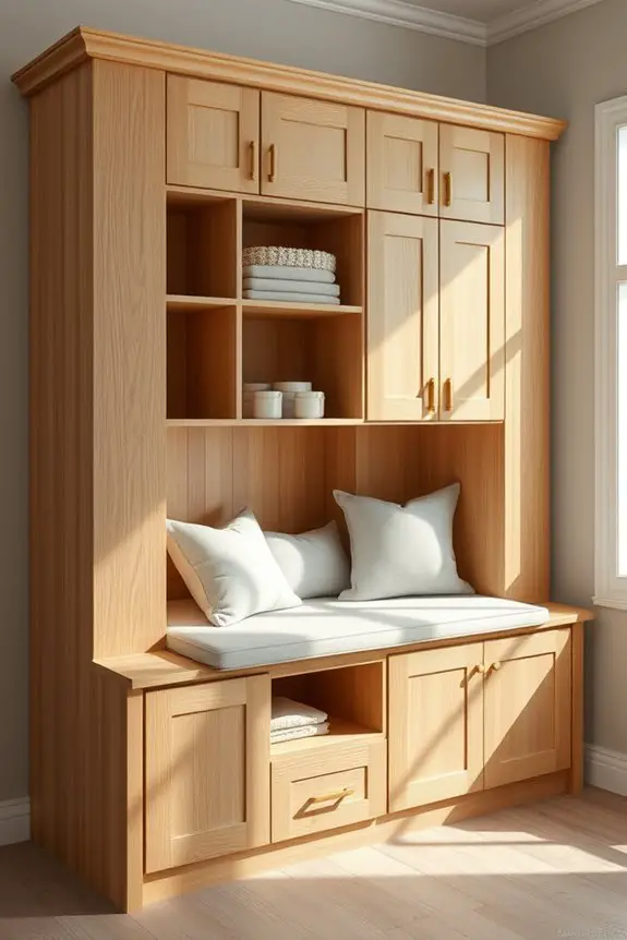 integrated storage and seating
